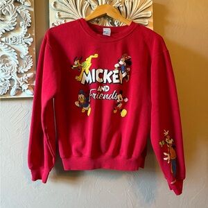 Disney Mickey and Friends Sweatshirt Vintage Juniors XS